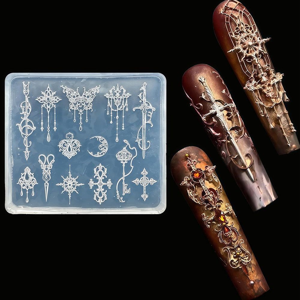 Resin Art Template - السهم قالب من السيليكون القمر الراتنج
