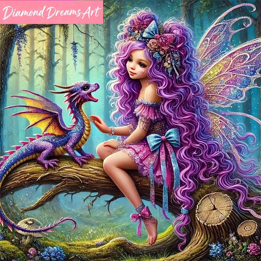 Resin Art For Kids - لوحة فسيفساء ماسية مربعة كاملة بتصميم