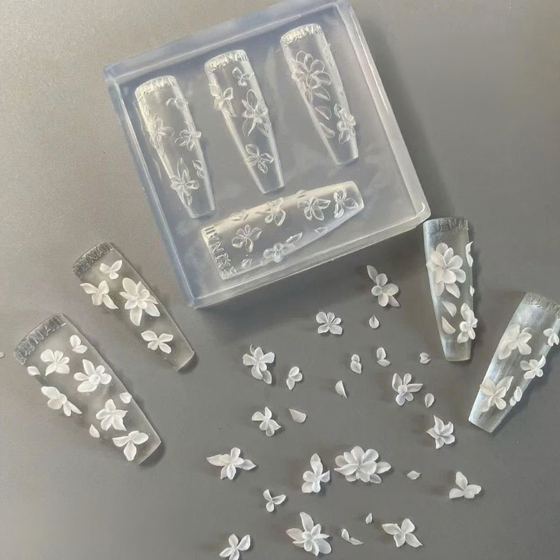 Resin Art Zone - ز. قالب أظافر ثلاثي الأبعاد بتصميم
