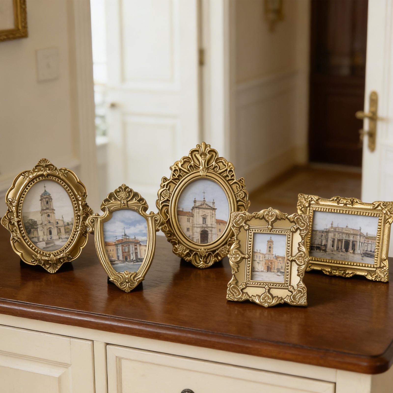 Resin Art Photo Frame - 5 قطع من إطارات الصور الصغيرة