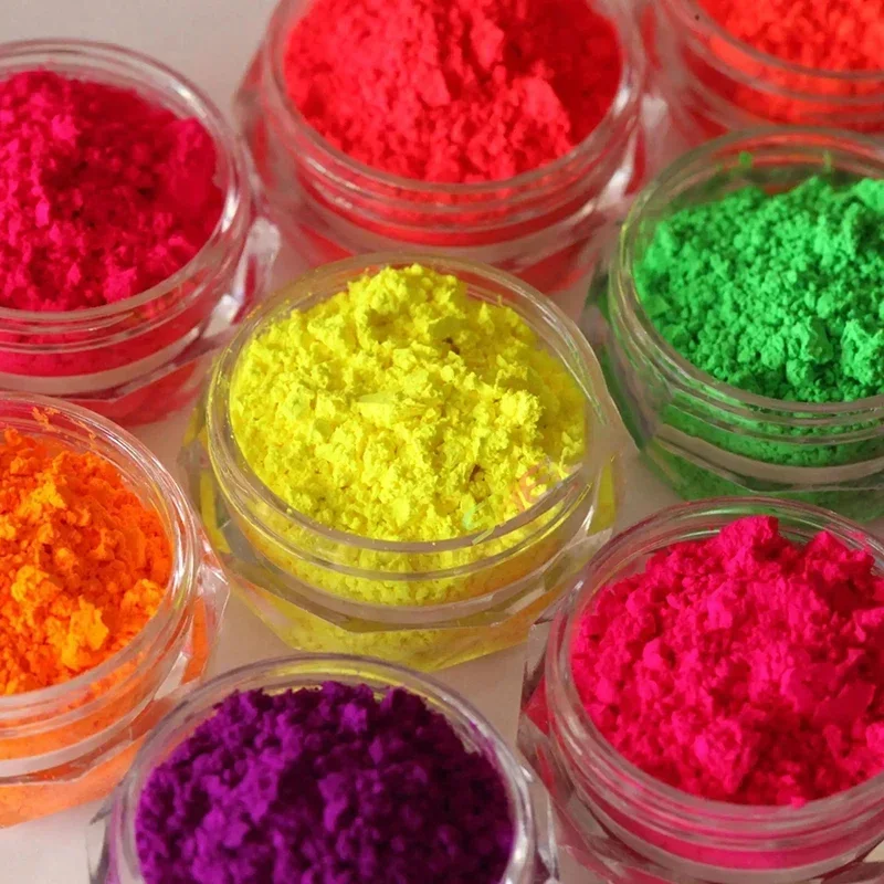 Glitter Powder Resin - تأثير غبار ظلال عيون الأظافر النيون