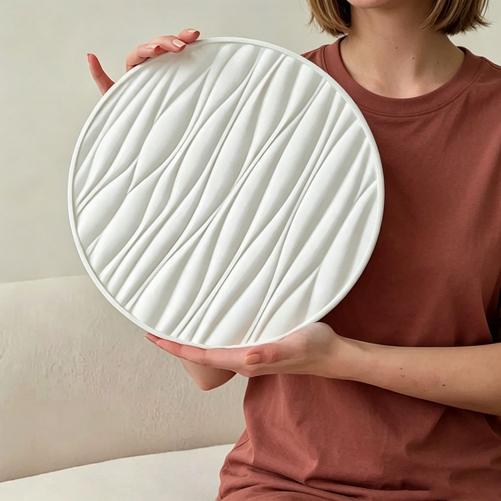 Resin Art Tray - قالب سيليكون دائري كبير لصنع صينية