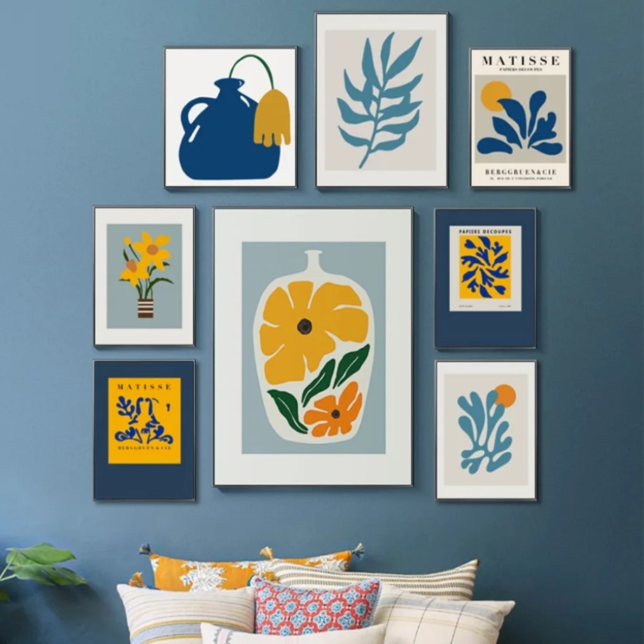 Resin Art On Wall - لوحات هنري ماتيس وبيكاسو، مطبوعات فنية