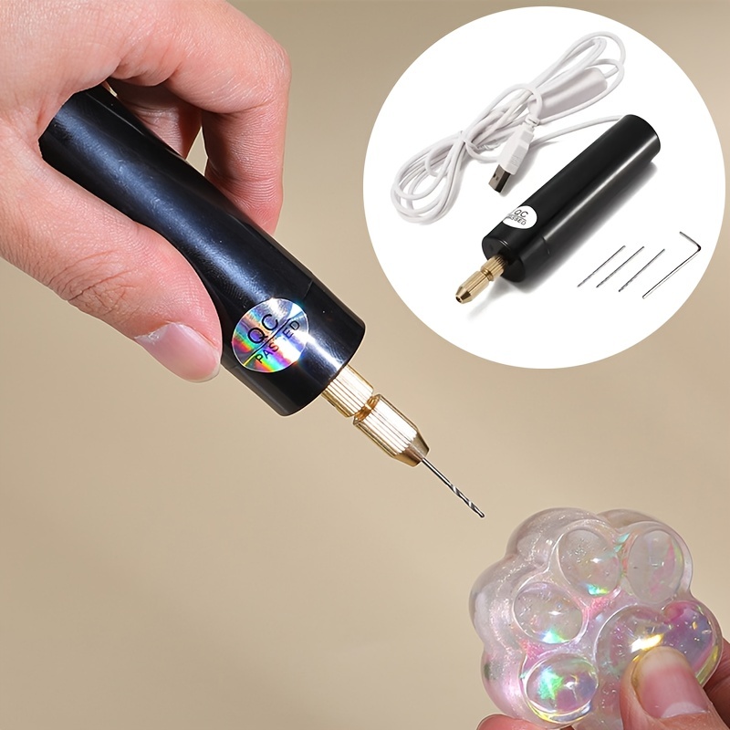Resin Art Drill Machine - طقم مثقاب كهربائي صغير USB أداة