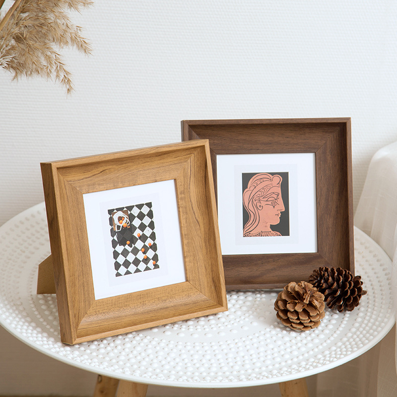 Resin Art Photo Frame - إطار صور مربع بسيط، إطار ألبوم