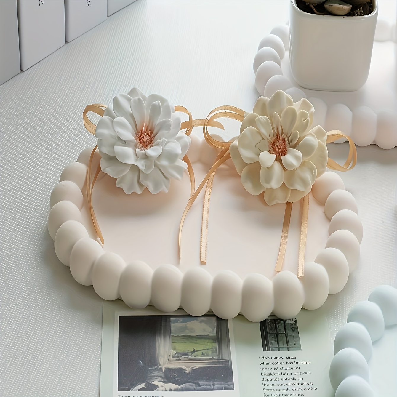 Resin Art Tray - قوالب سيليكون للراتنج، قوالب حاملات أكواب