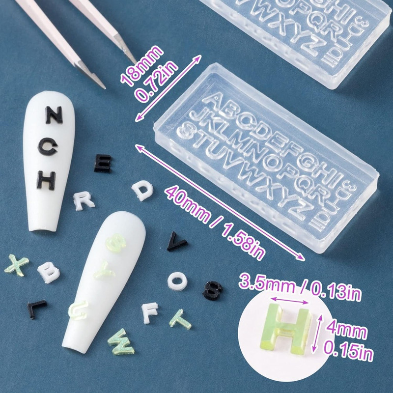 Resin Art Zone - 2/4 مجموعات من قوالب السيليكون الشفافة