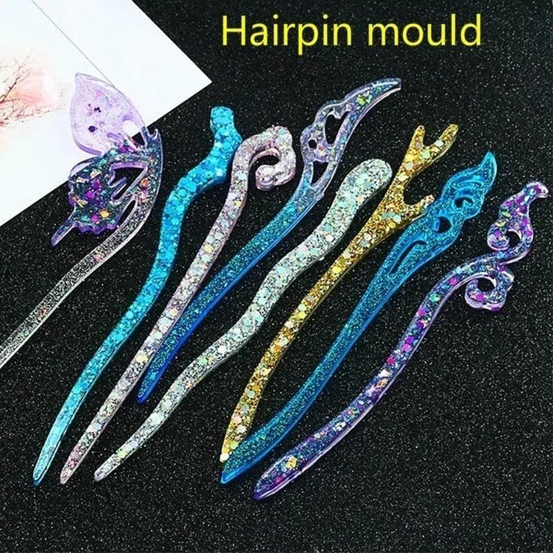 Resin Art Kits For Adults - جديد شفاف دبوس الشعر سيليكون قالب