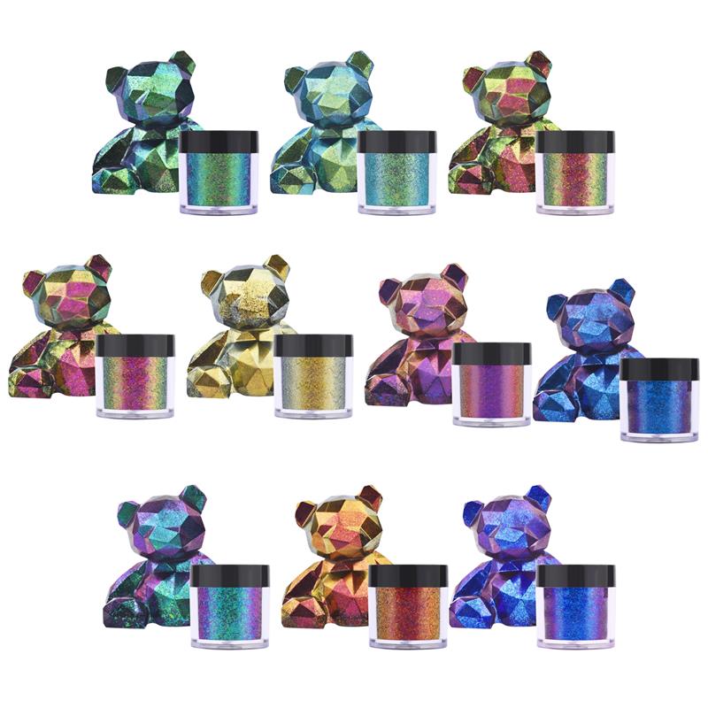 Glitter Powder Resin - مرآة الحرباء الراتنج الصباغ بريق ماجيك