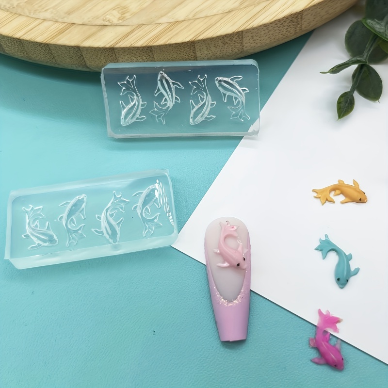 Resin Art Earrings Design - بدلة قالب من السيليكون لتصميم فن