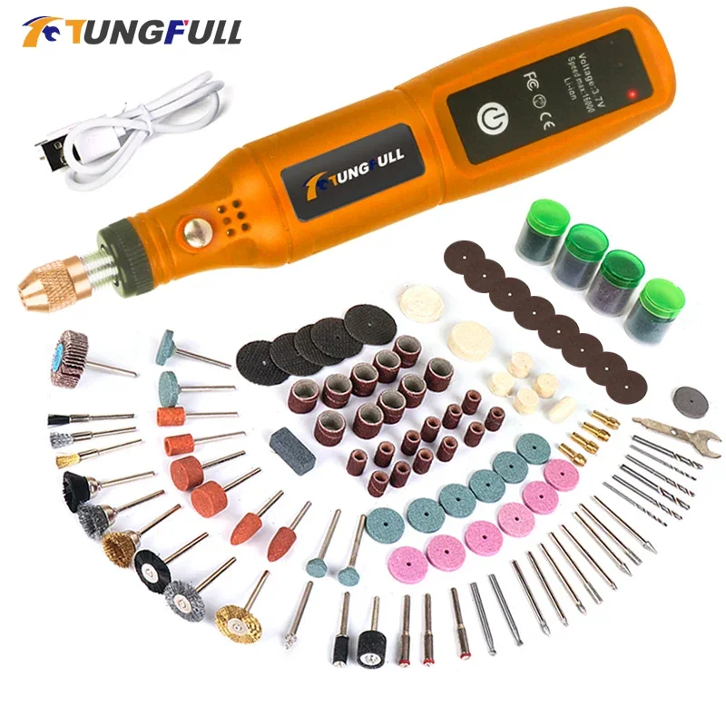 Resin Art Drill Machine - أداة دوارة صغيرة للنقش تعمل بالـUSB،
