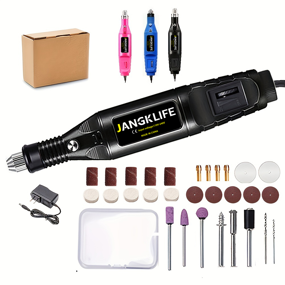 Resin Art Drill Machine - JANGKLIFE 9 فولت مثقاب صغير قلم