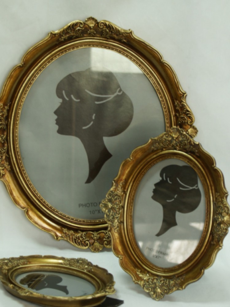 Resin Art Photo Frame - البيضاوي الديكور إطار صور غرفة المعيشة