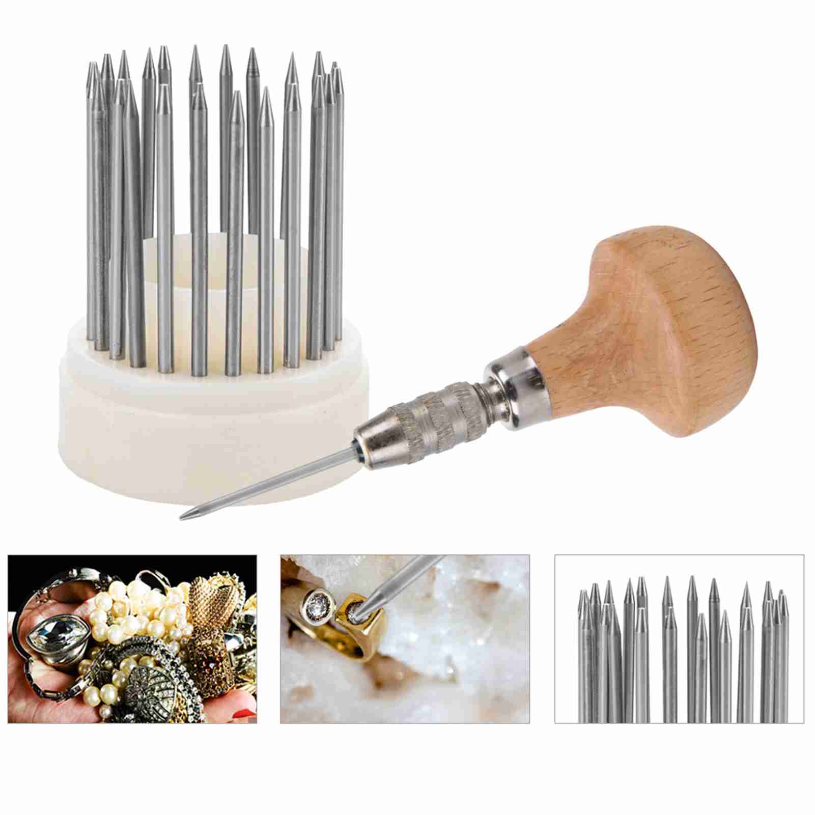 Resin Art Drill Machine - مجموعة أدوات الديكور مكونة من 23