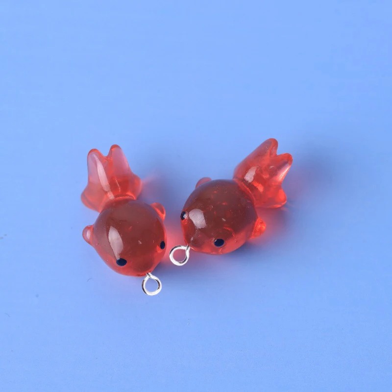 Resin Art Necklace - 10 قطع من المعلقات الراتنجية الملونة