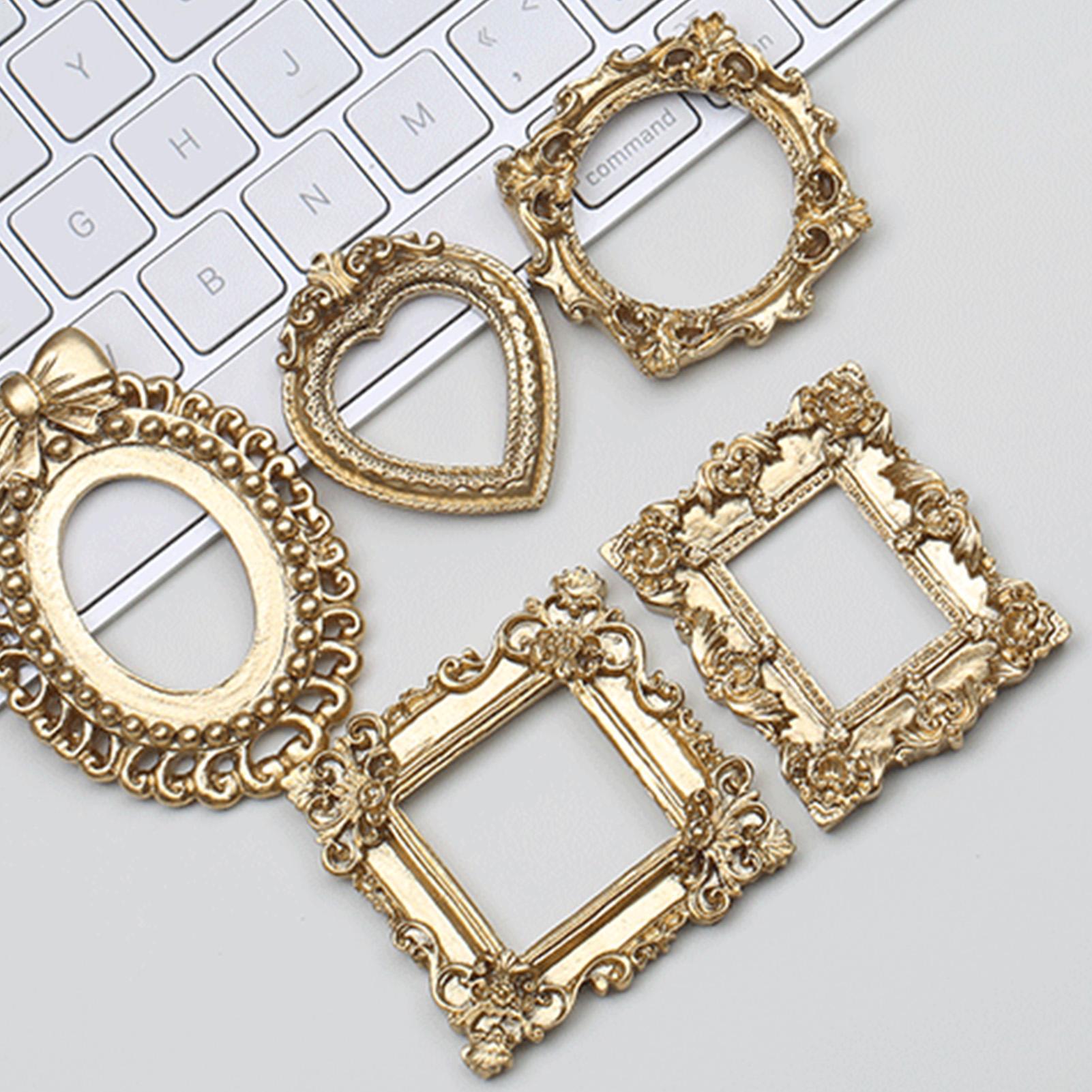 إطارات صور صغيرة ذهبية عتيقة ا - مراجعة Resin Art Photo Frame وسعره