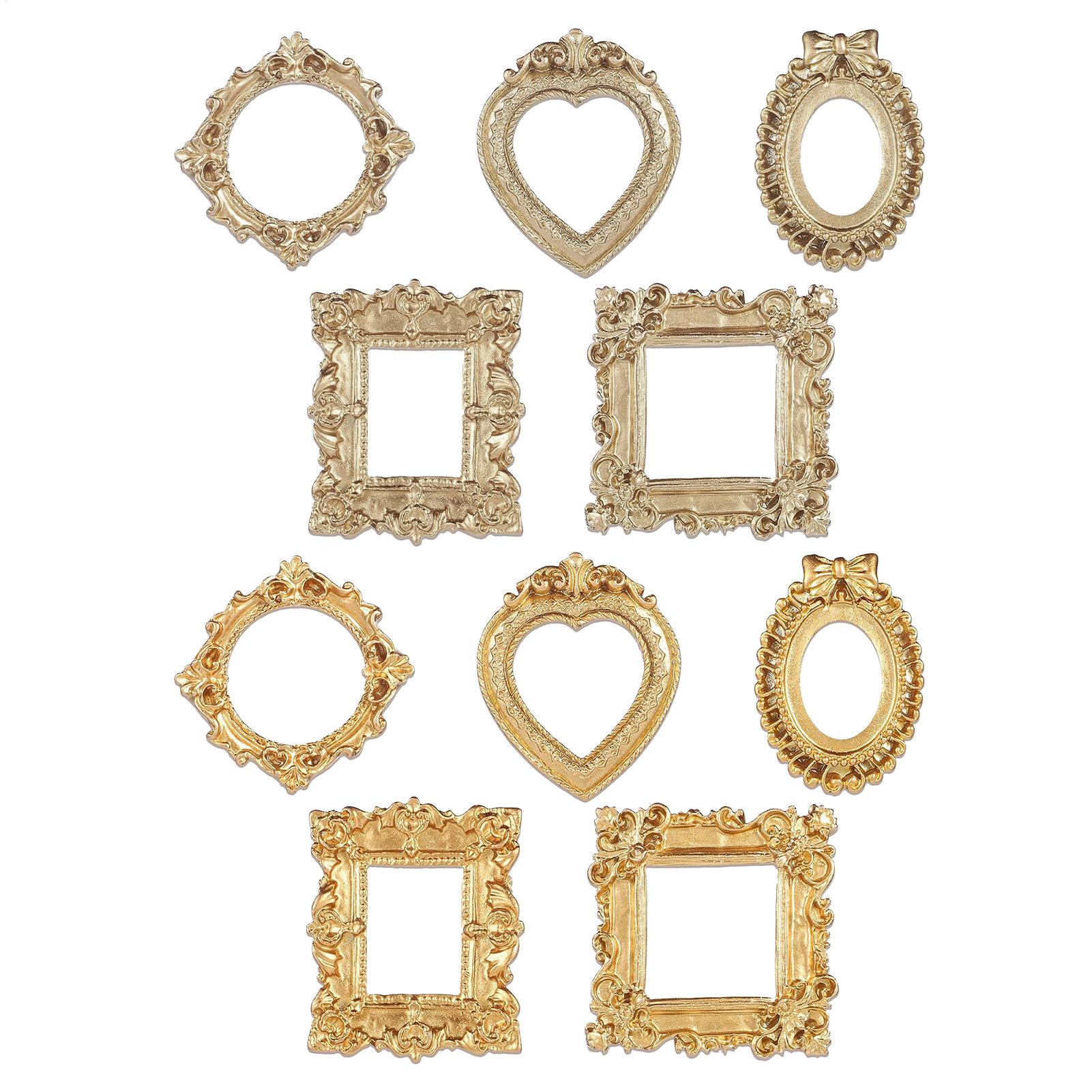 إطارات صور صغيرة ذهبية عتيقة ا - مراجعة Resin Art Photo Frame وسعره