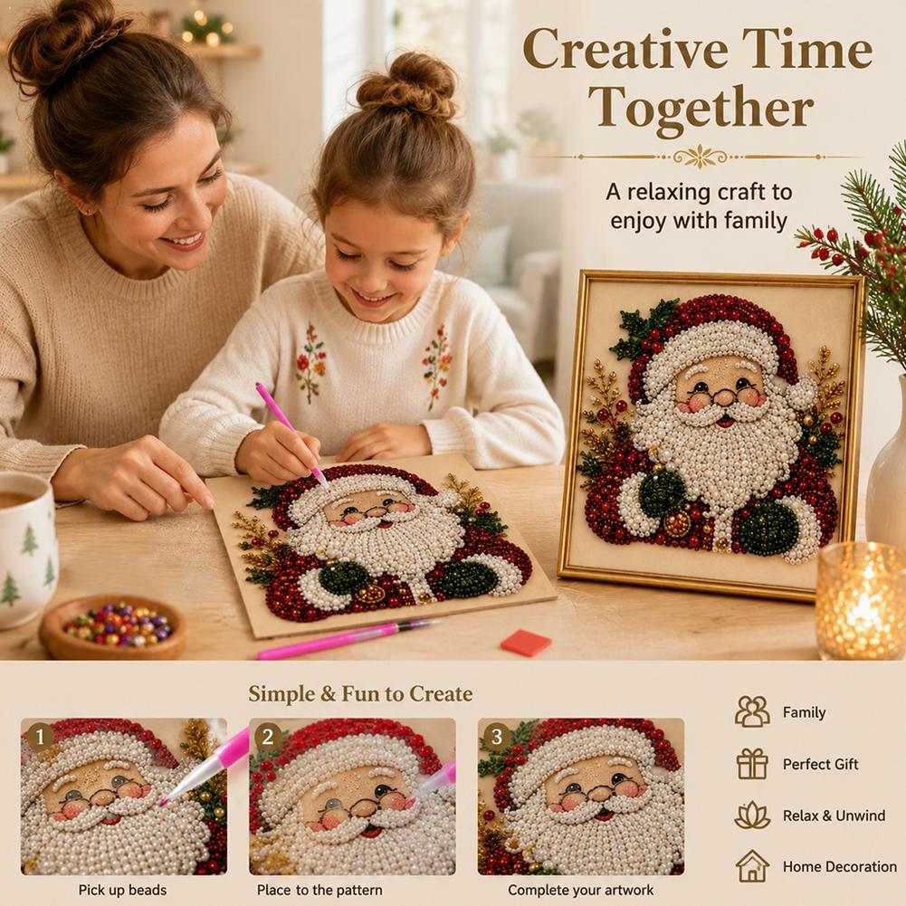 طقم فني لتطريز اللؤلؤ على شكل  - مراجعة Resin Art For Kids وسعره