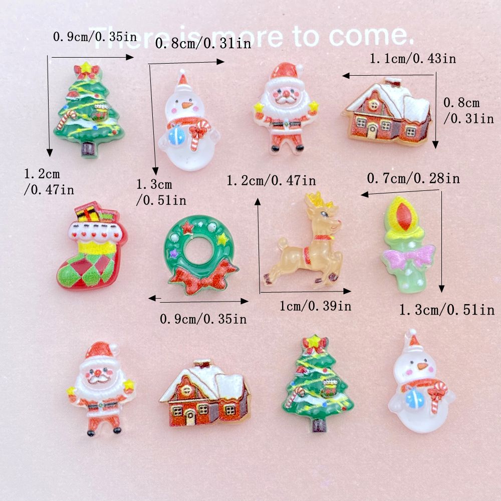 50 شجرة عيد الميلاد الكرتونية  - مراجعة Resin Art Template وسعره