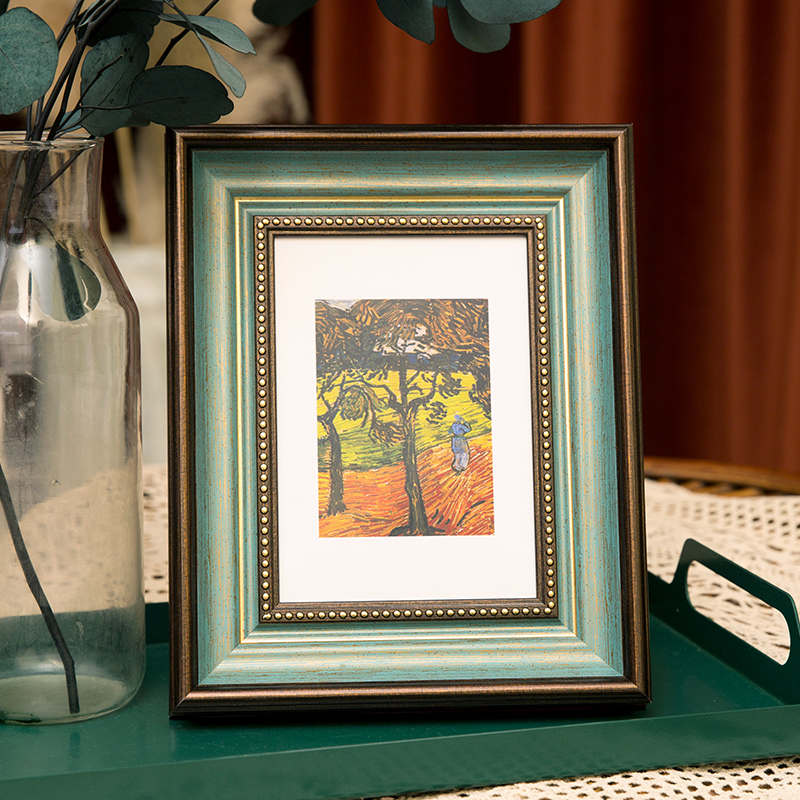 خمر 6/7/10 بوصة إطارات الصور ا - مراجعة Resin Art Photo Frame وسعره