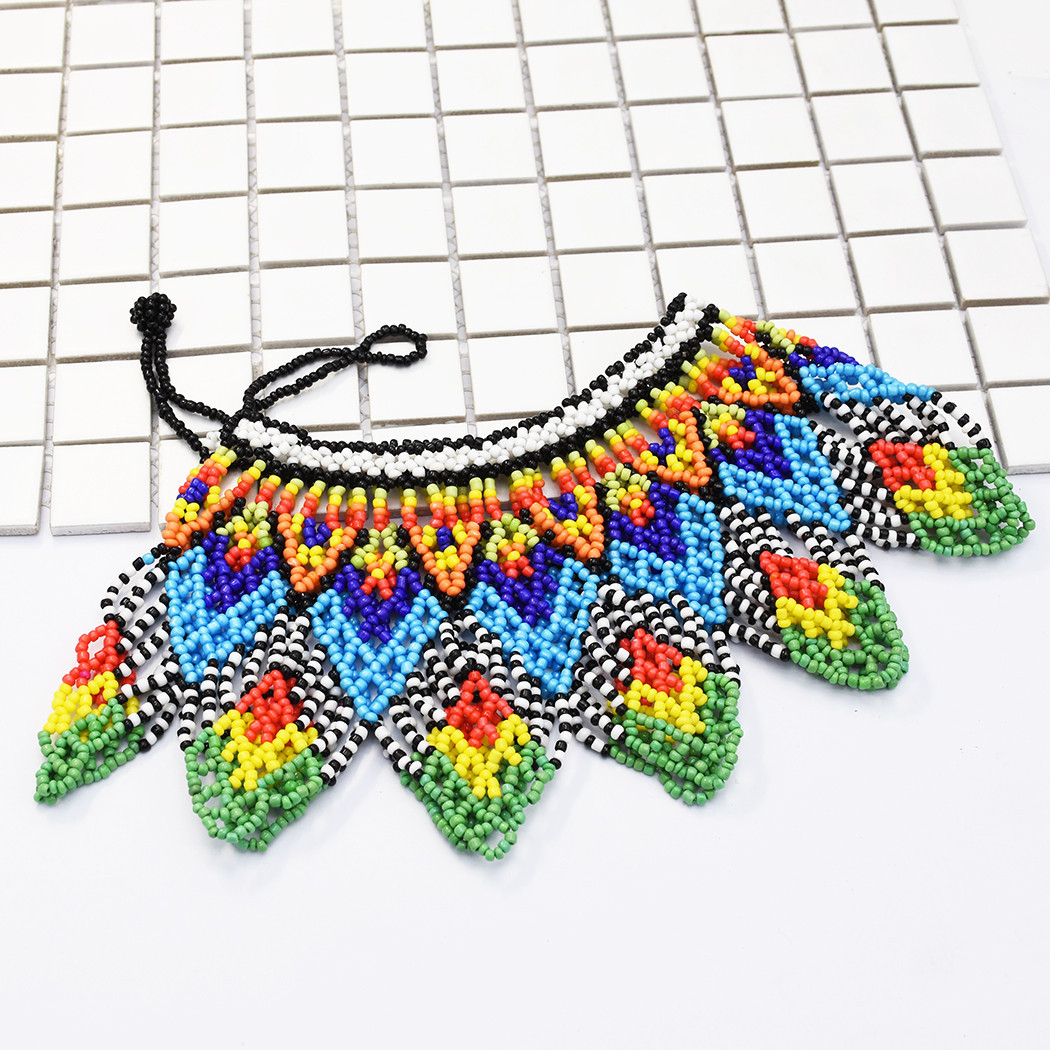 قلادة حبة راتنج متعددة الألوان - مراجعة Resin Art Necklace وسعره