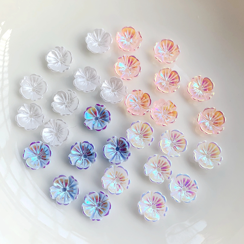 الزهور 8 ملم أقراط مجوهرات اكس - مراجعة Resin Art Earrings Design وسعره