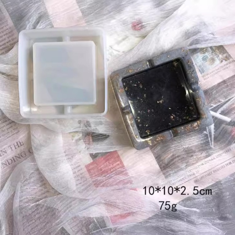 سيليكون منفضة سجائر قالب الكري - مراجعة Resin Art Tray وسعره