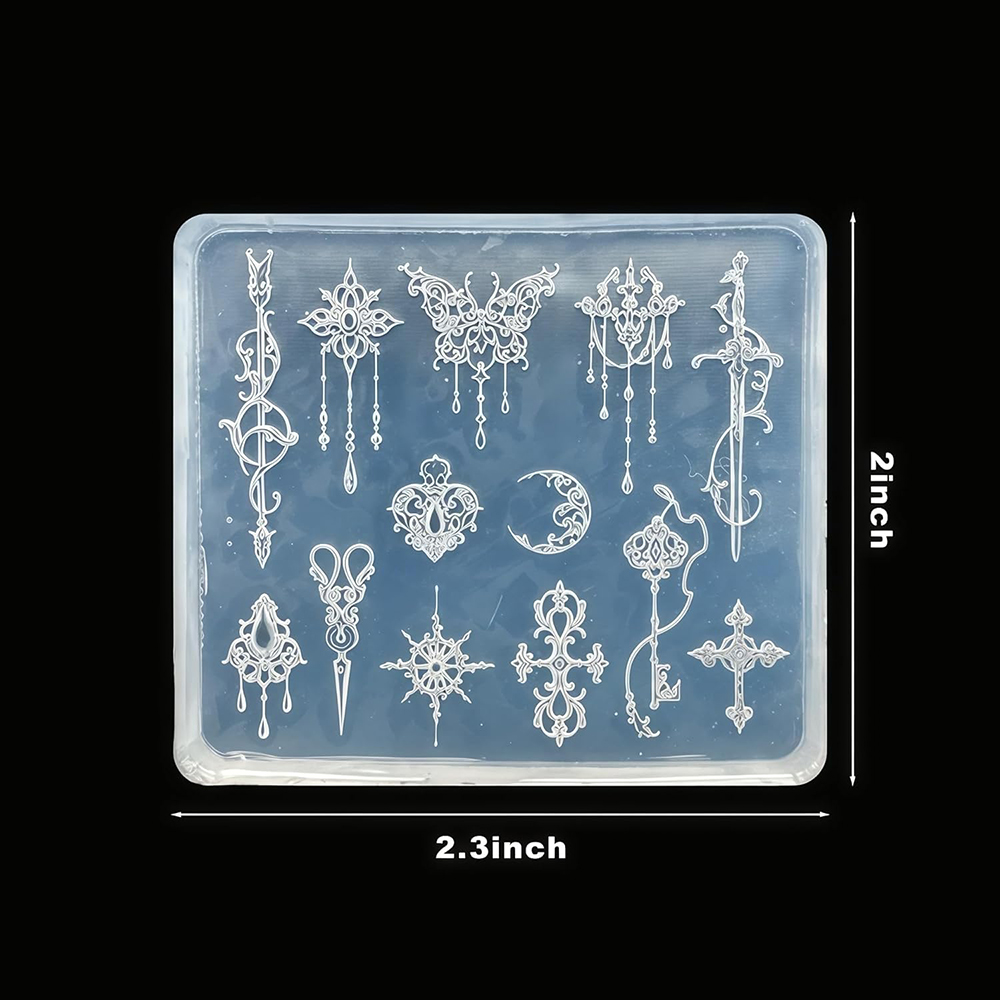 السهم قالب من السيليكون القمر  - مراجعة Resin Art Template وسعره