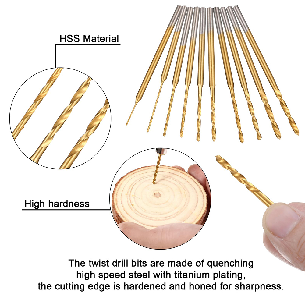 10 قطعة مجموعة لقمة مثقاب صغير - مراجعة Resin Art Drill Machine وسعره