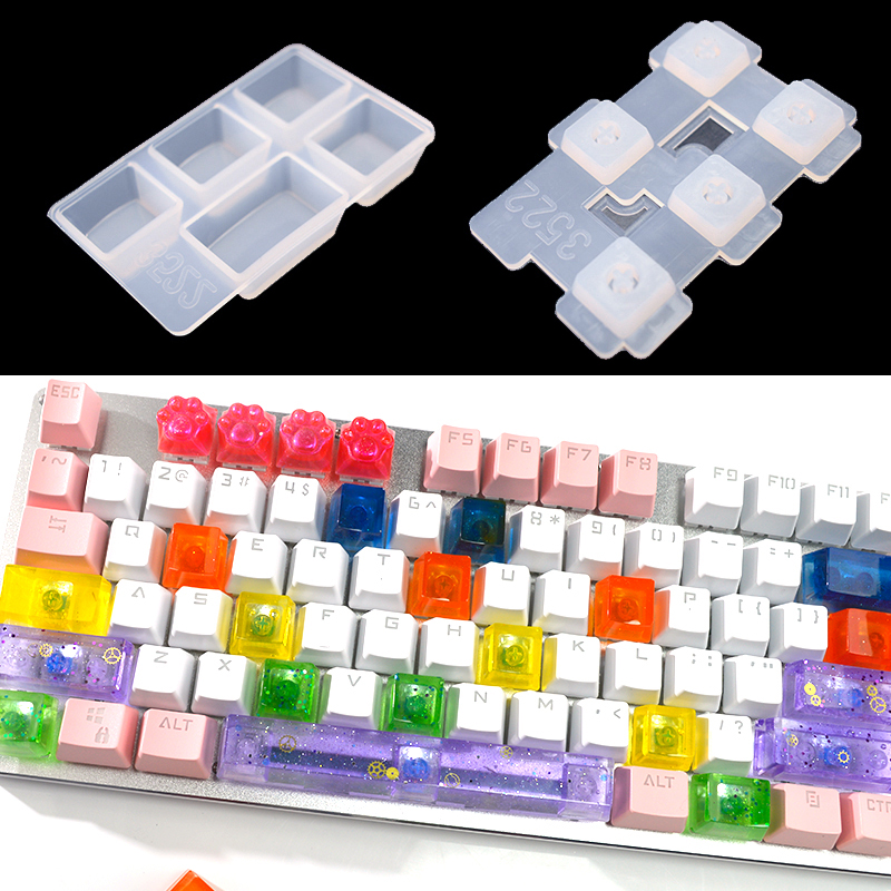 مفتاح غطاء الراتنج قالب سيليكو - مراجعة Resin Art Equipment وسعره