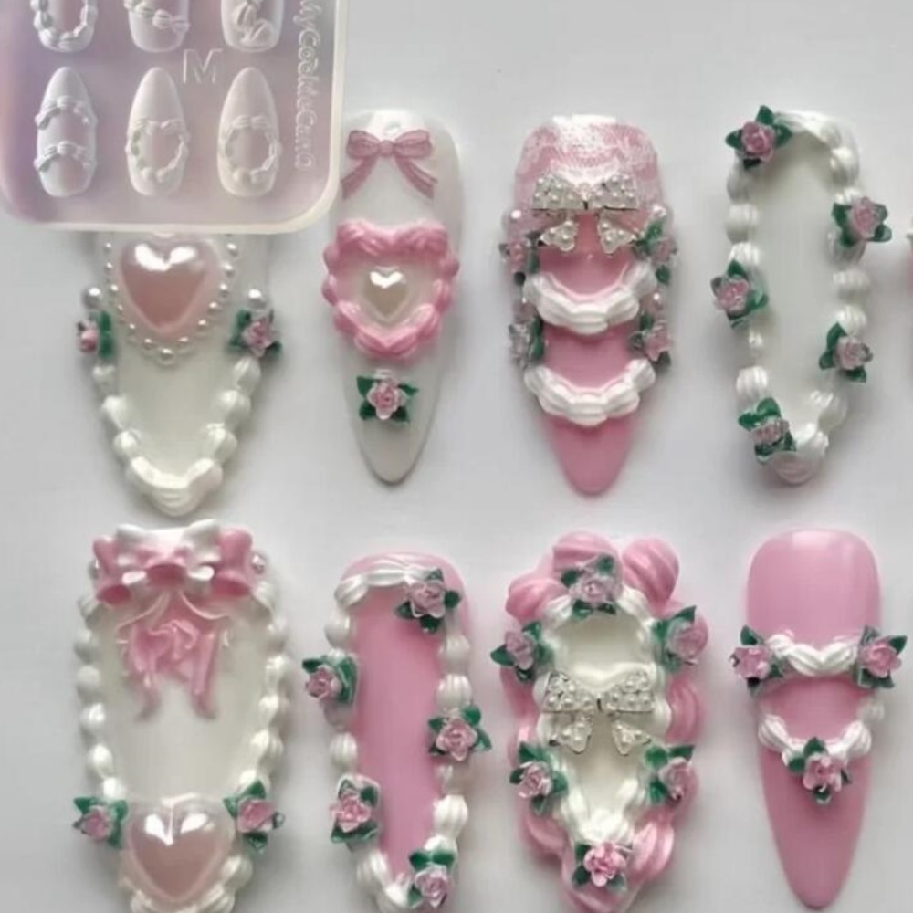 1 قطعة ثلاثية الأبعاد الفرنسية - مراجعة Resin Art Template وسعره