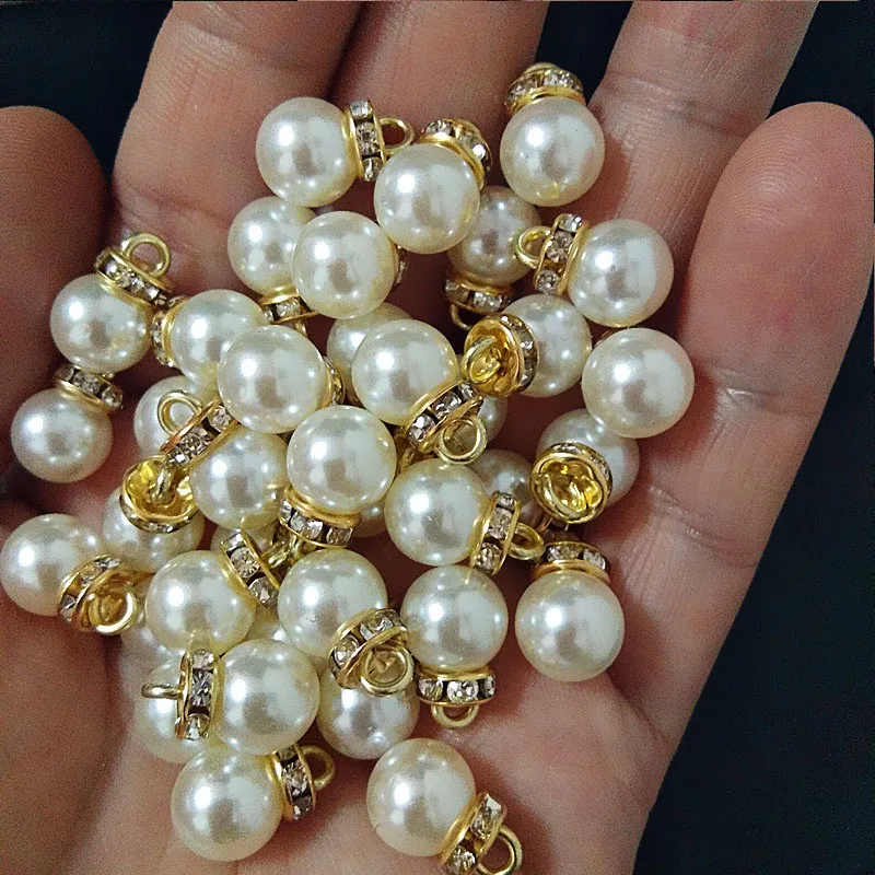 30 قطعة قلادة الماس اللؤلؤ الم - مراجعة Resin Art Gift For Wedding وسعره