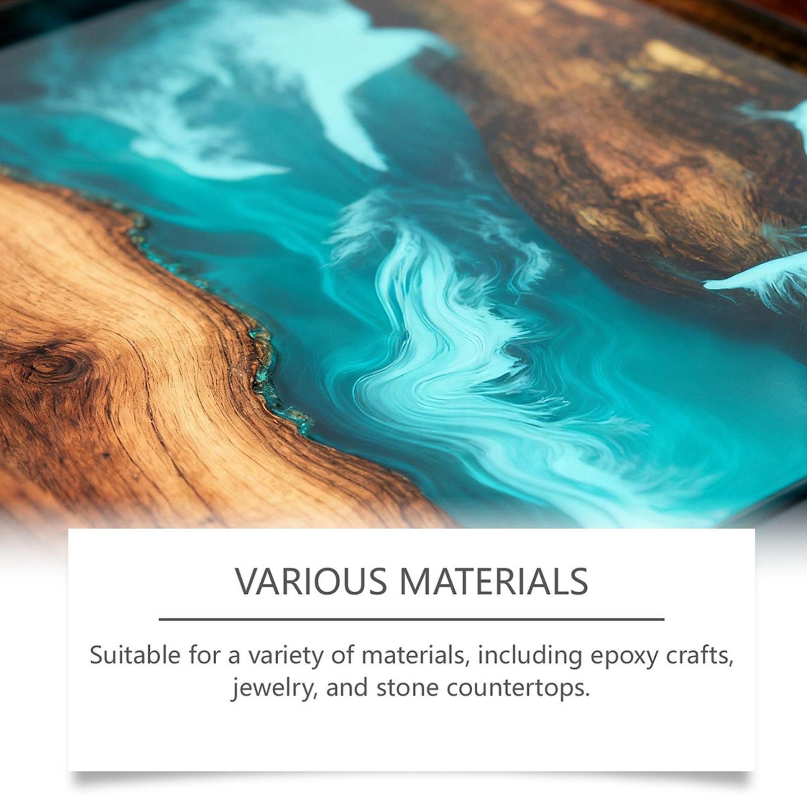 طقم تلميع الراتنج الإيبوكسي -  - مراجعة Resin Art Table وسعره