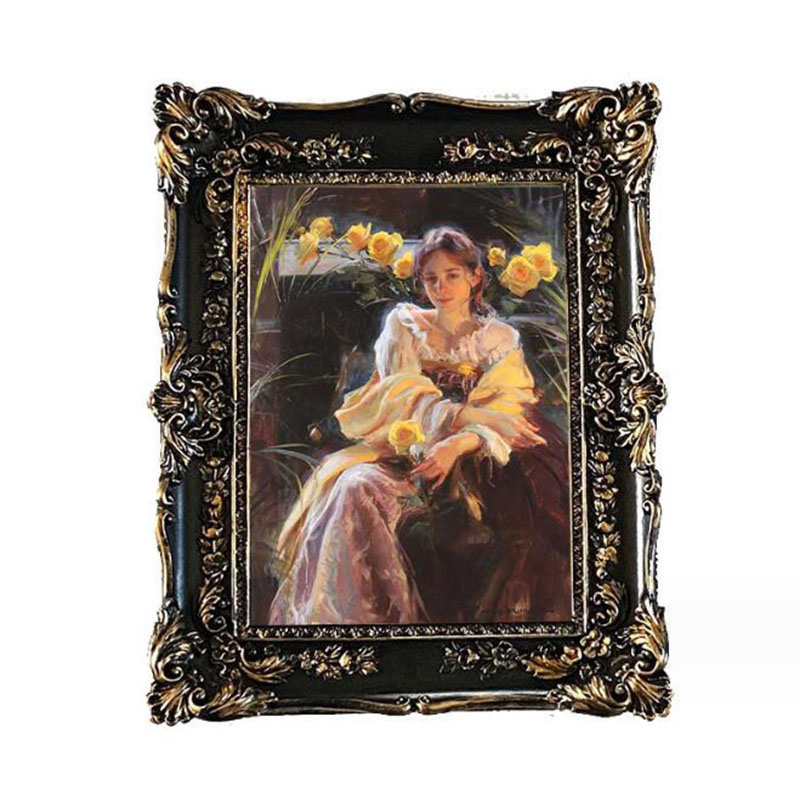 النمط الأوروبي الراتنج الإغاثة - مراجعة Resin Art Photo Frame وسعره