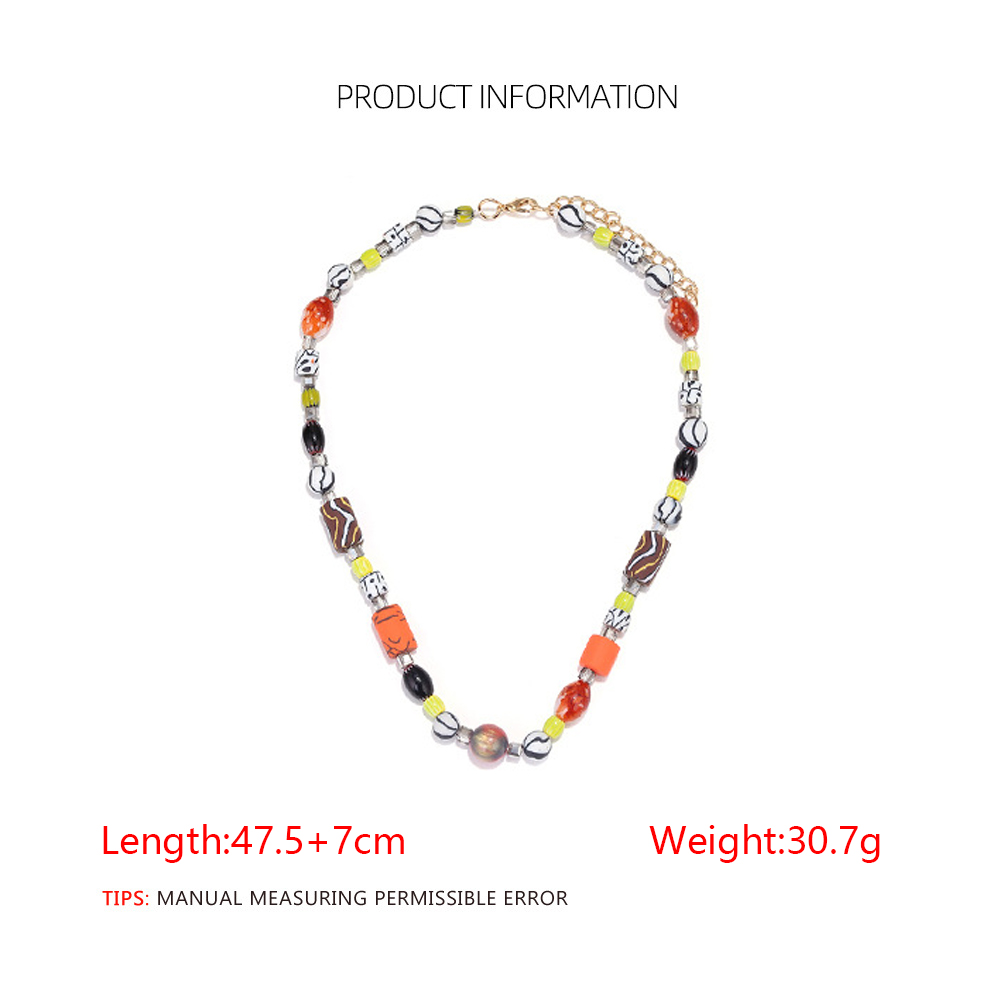 قلادات خرز راتنجية متعددة الأل - مراجعة Resin Art Necklace وسعره