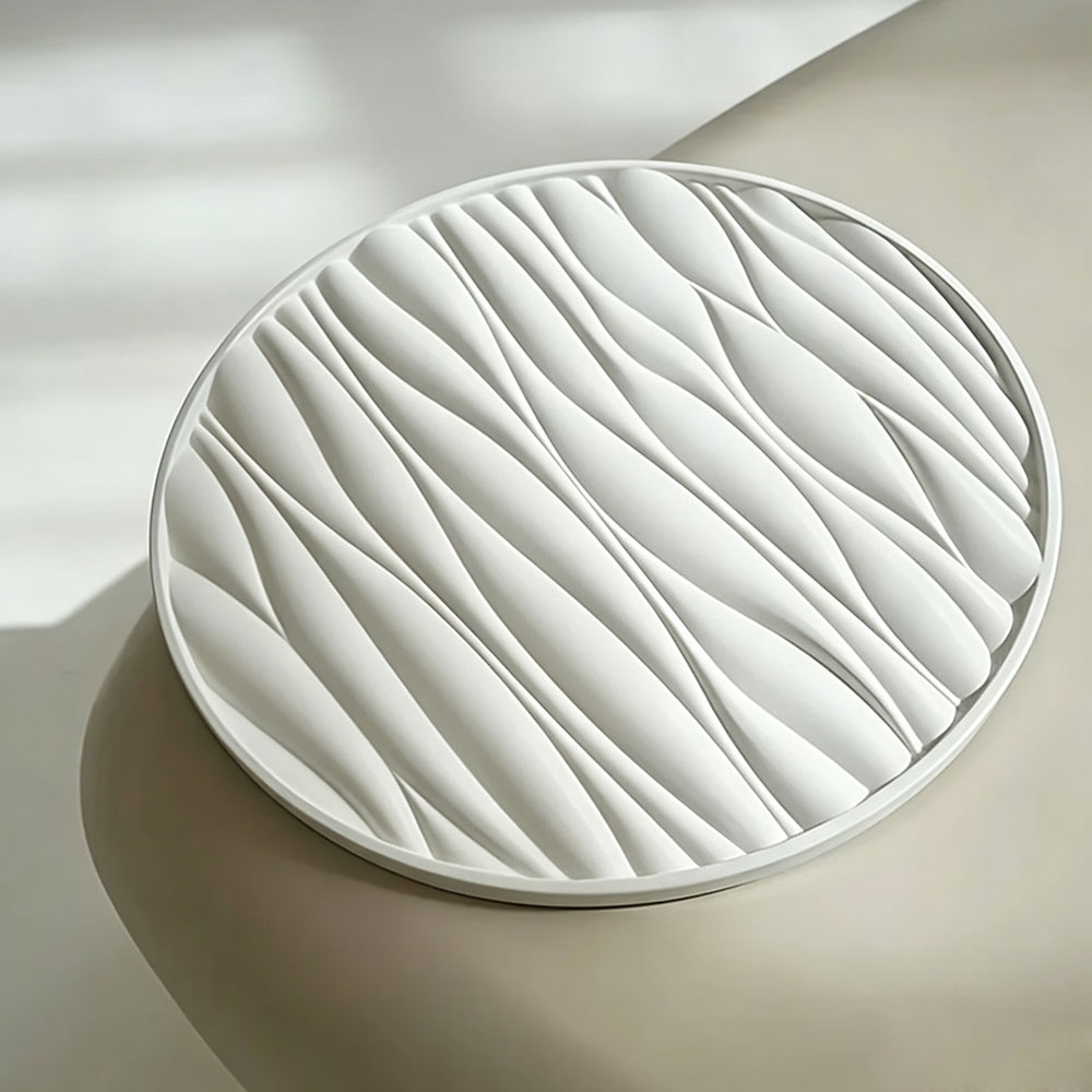قالب سيليكون دائري كبير لصنع ص - مراجعة Resin Art Tray وسعره