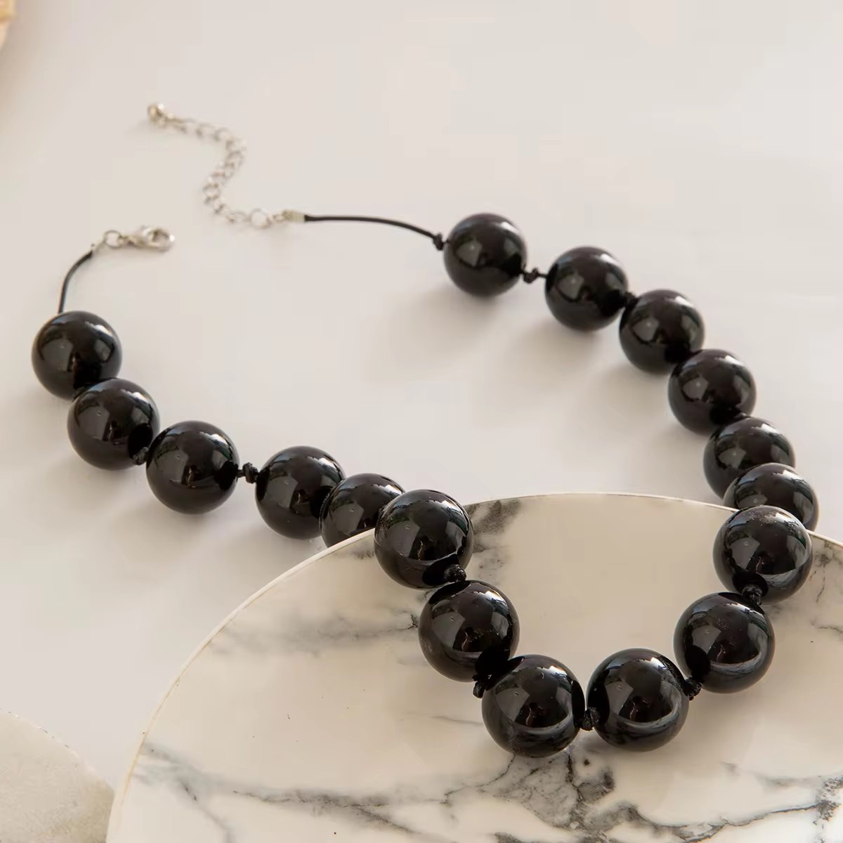 Tocona جديد ملون كبير حبة المخ - مراجعة Resin Art Necklace وسعره