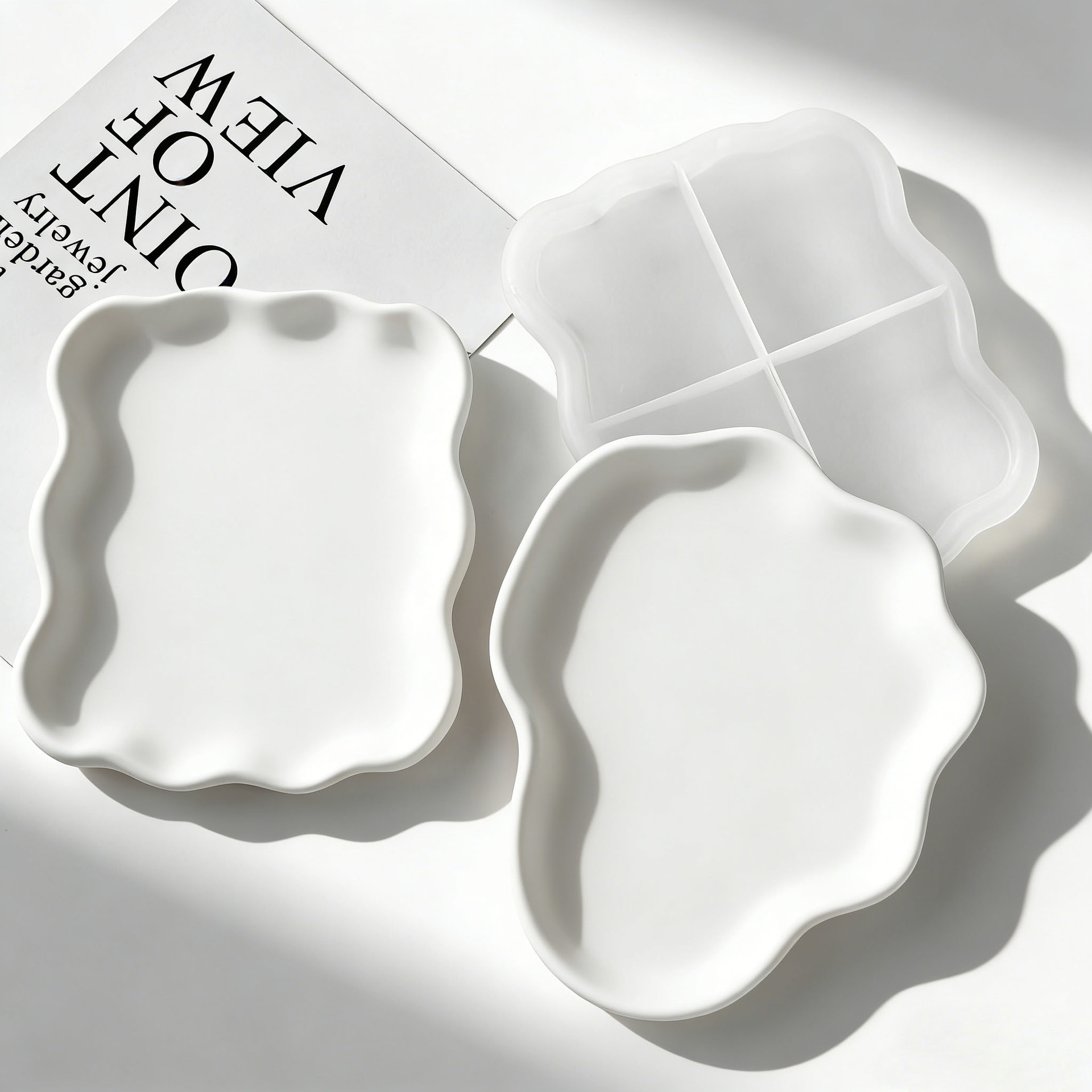 لتقوم بها بنفسك موجة هندسية ال - مراجعة Resin Art Tray وسعره