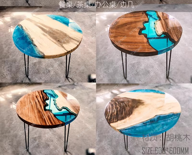 طاولة طعام فنية إبداعية من الخ - مراجعة Resin Art Table وسعره