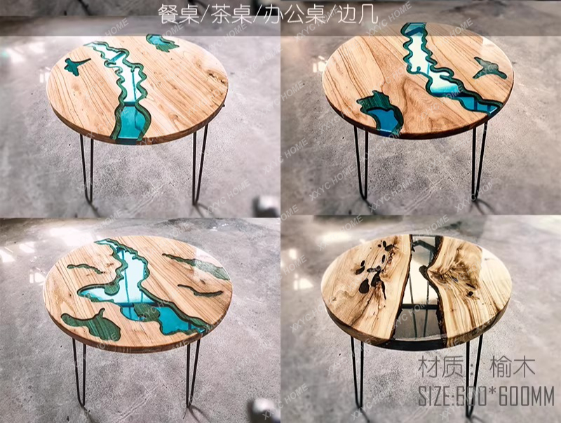 طاولة طعام فنية إبداعية من الخ - مراجعة Resin Art Table وسعره