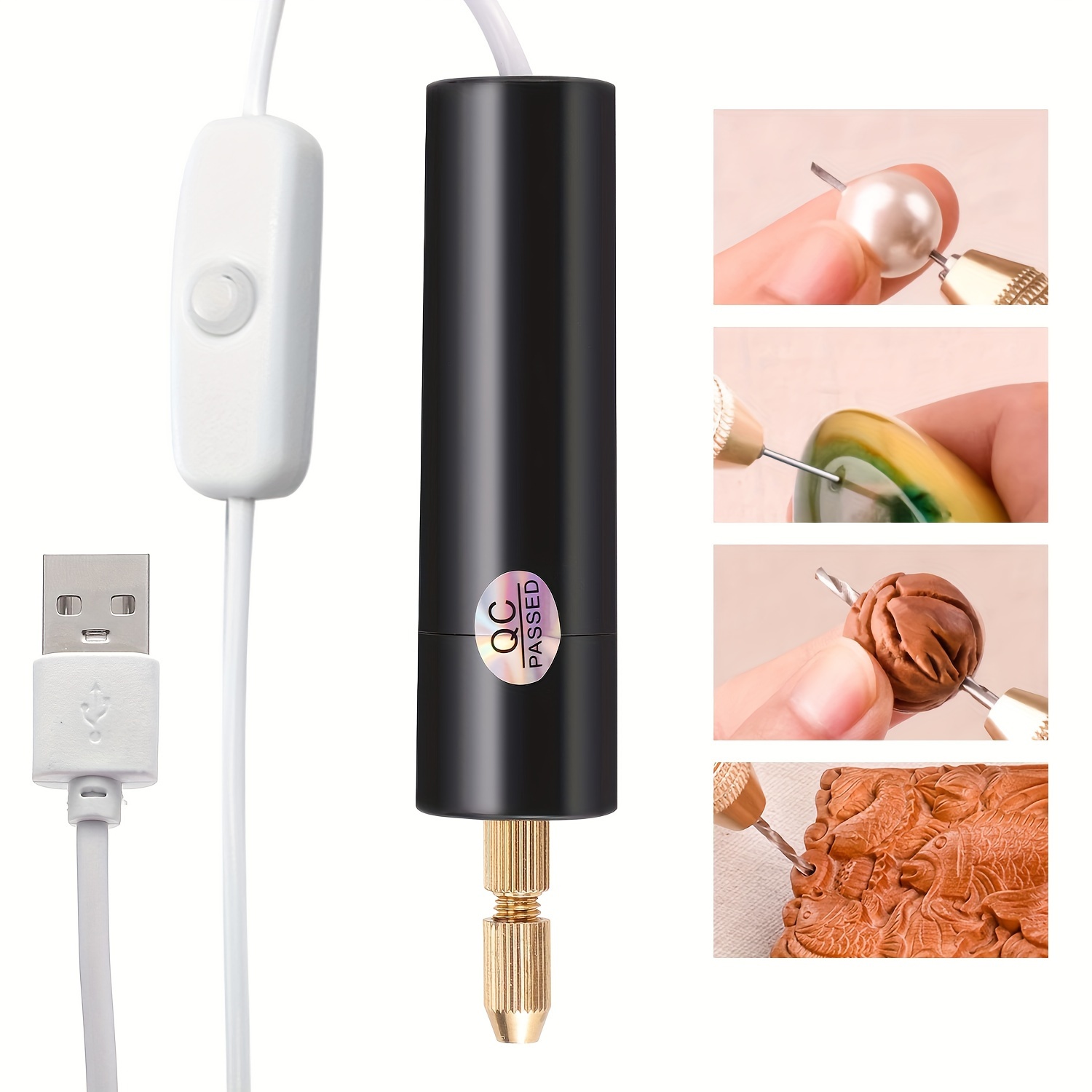 طقم مثقاب كهربائي صغير USB أدا - مراجعة Resin Art Drill Machine وسعره