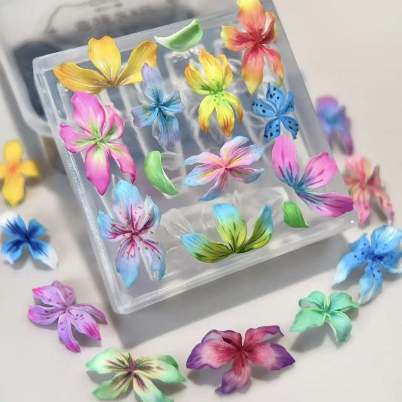 ثلاثية الأبعاد الزهور مسمار ال - مراجعة Resin Art Template وسعره