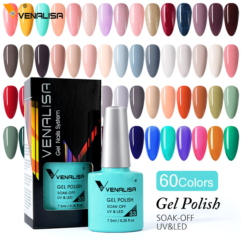 Venalisa 7.5 مللي هلام طلاء ال - مراجعة Glitter Powder Resin وسعره