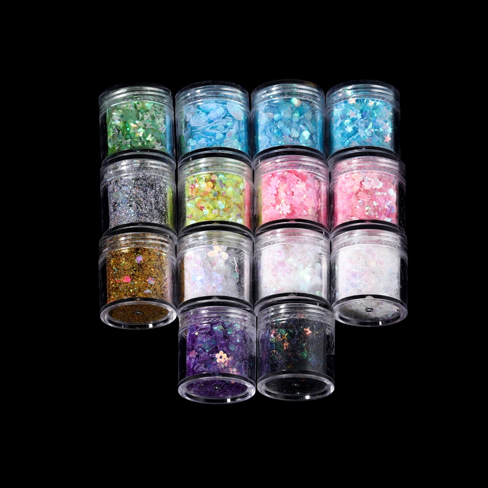 10 ml/Box بريق الايبوكسي الرات - مراجعة Glitter Powder Resin وسعره