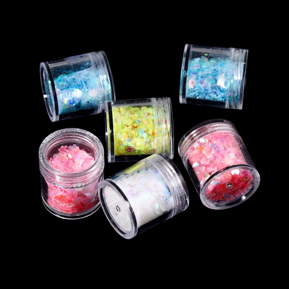 10 ml/Box بريق الايبوكسي الرات - مراجعة Glitter Powder Resin وسعره