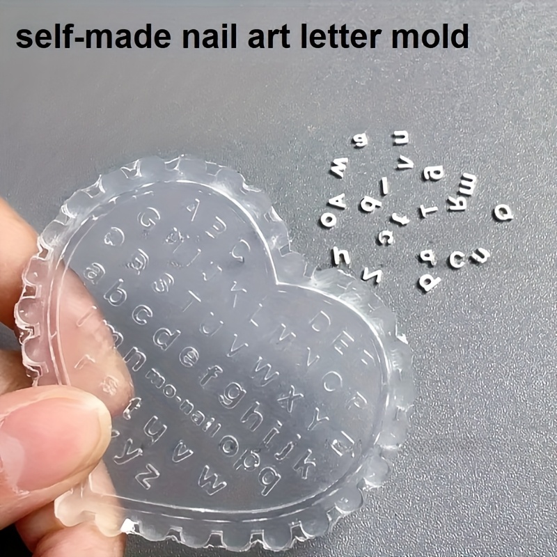 قالب أحرف لتصميم الأظافر بنفسك - مراجعة Resin Art Template وسعره