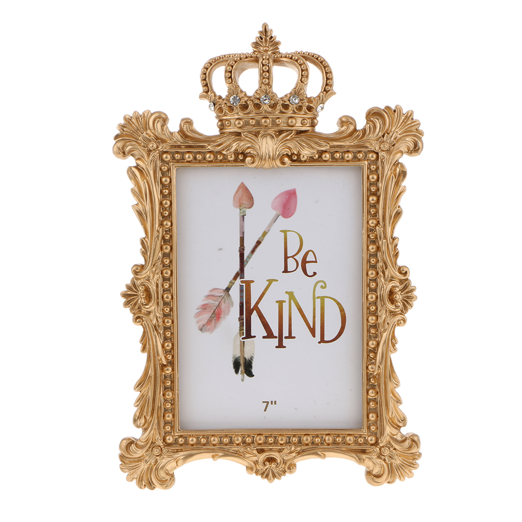 الذهب تاج الراتنج إطار صور الب - مراجعة Resin Art Photo Frame وسعره