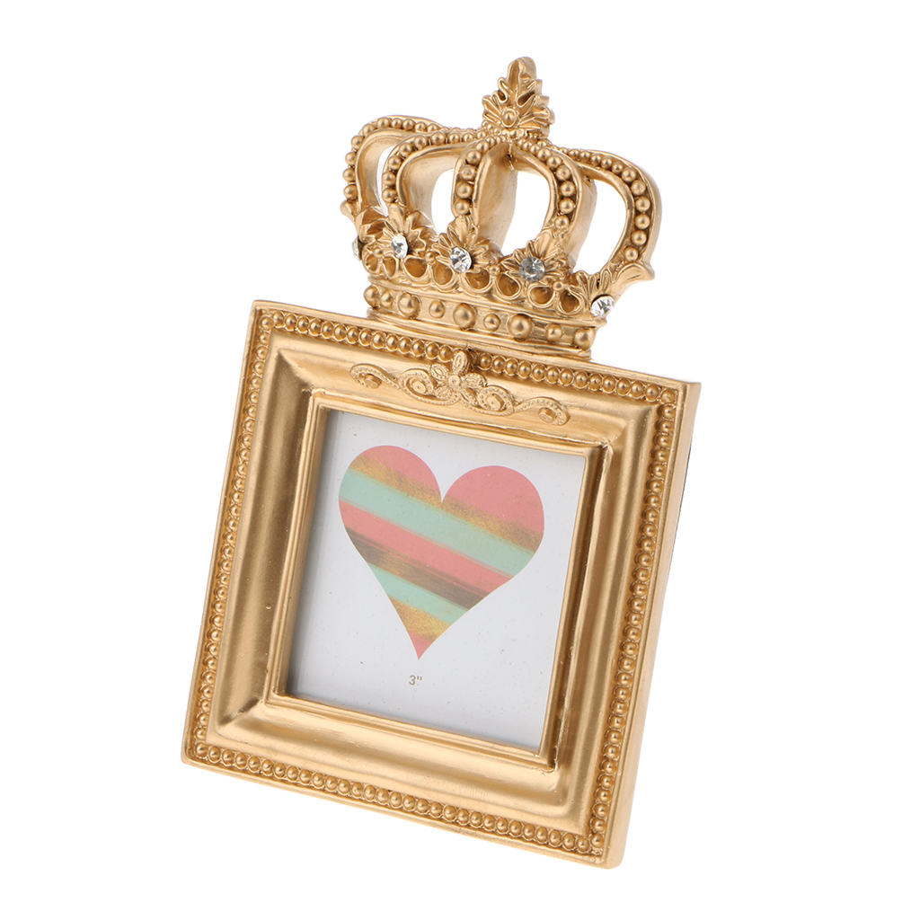 الذهب تاج الراتنج إطار صور الب - مراجعة Resin Art Photo Frame وسعره