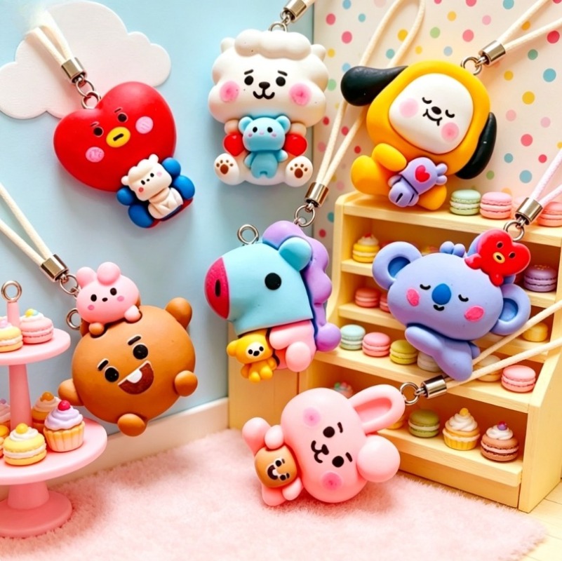 7 قطع من إكسسوارات BT21 الكرتو - مراجعة Resin Art Kits For Adults وسعره