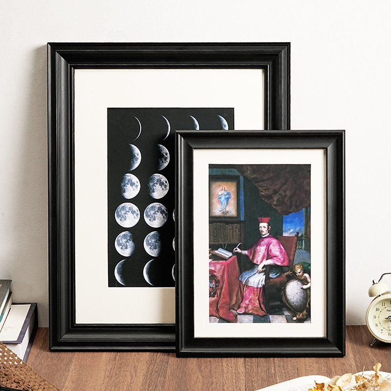إطار صور خشبي أسود عتيق متعدد  - مراجعة Resin Art Photo Frame وسعره